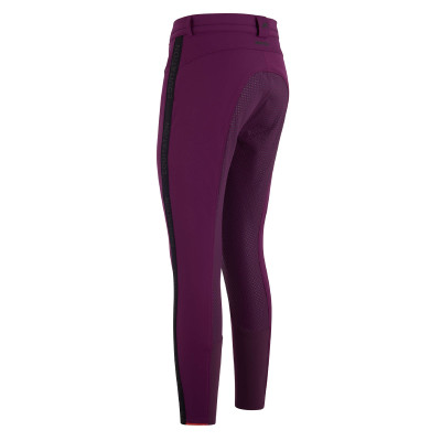 Pantalon d'equitation Euro-Star Onyx FullGrip Euro-Star sential Euro-Star Femm Dark purple