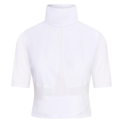 Crop top de compétition Euro-Star Flying Fearless Blanc