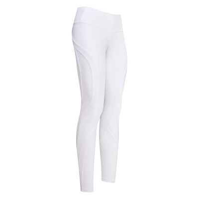 Collants d'equitation Euro-Star Flying Fundamental FullGri Blanc