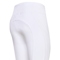 Collants d'equitation Euro-Star Flying Fundamental FullGri Blanc