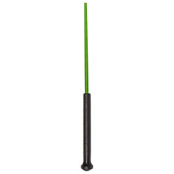 Cravache nylon Imperial Riding Economic manche caoutchouc Néon vert