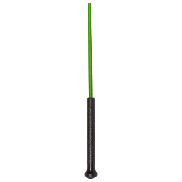 Cravache nylon Imperial Riding Economic manche caoutchouc Néon vert