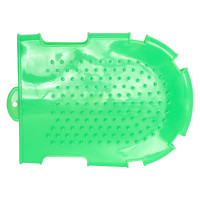 Gant de pansage avec brosse et côté massage Imperial Riding Papaye / calypso corail Gant de pansage avec brosse et côté massage Imperial Riding Papaye / calypso corail