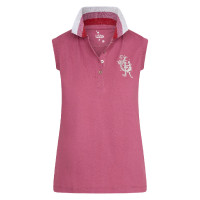 Polo sans manches Imperial Riding Frenzie Rose violette