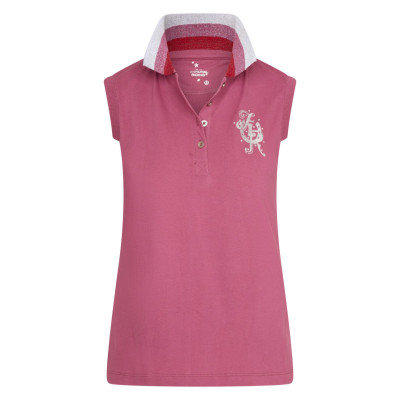 Polo sans manches Imperial Riding Frenzie Rose violette