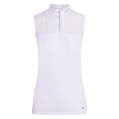 Polo sans manches Imperial Riding Camee Blanc