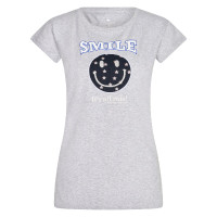 T-shirt Imperial Riding Smiley Stars Bruyère grise