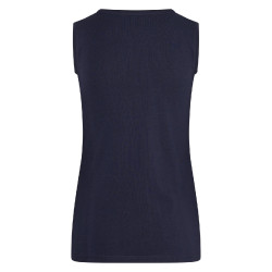 Débardeur Imperial Riding Smiley Flowers Marine AOP Bleu Débardeur Imperial Riding Smiley Flowers Marine AOP Bleu