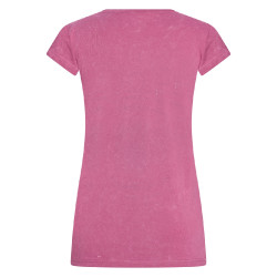 T-shirt Imperial Riding Rocky Fleur noire