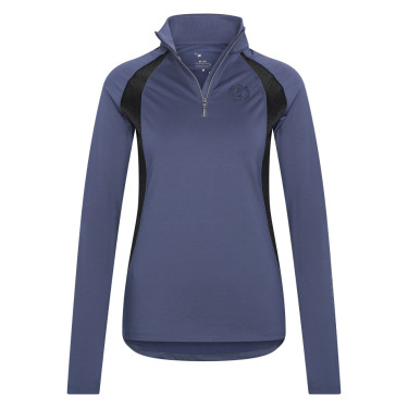 Top tech à demi-zip Imperial Riding Thrillseeker L'ombre de la nuit Bleu