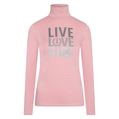 Col roulé Imperial Riding Live love ride Rose chic