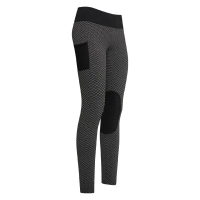 Legging d'équitation Imperial Riding Diamond Bubble Kneegrip Noir