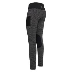 Legging d'équitation Imperial Riding Diamond Bubble Kneegrip Noir Legging d'équitation Imperial Riding Diamond Bubble Kneegrip Noir