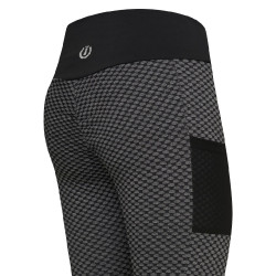 Legging d'équitation Imperial Riding Diamond Bubble Kneegrip Noir Legging d'équitation Imperial Riding Diamond Bubble Kneegrip Noir