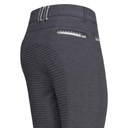 Pantalon d'équitation Imperial Riding El Capone FullGrip Denim Bleu