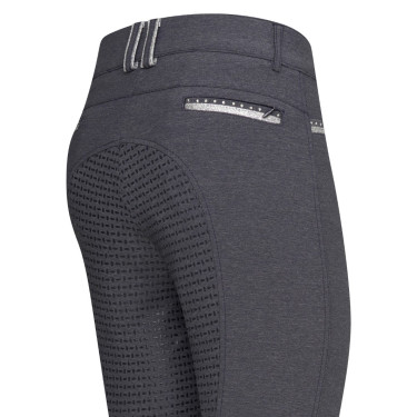 Pantalon d'équitation Imperial Riding El Capone FullGrip Denim Bleu