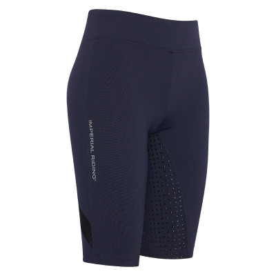 Legging court Imperial Riding Swim and ride Fullgrip Bleu marine