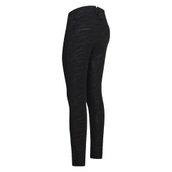 Pantalon Imperial Riding El Capone taille haute AOP FullGrip Zèbre noir