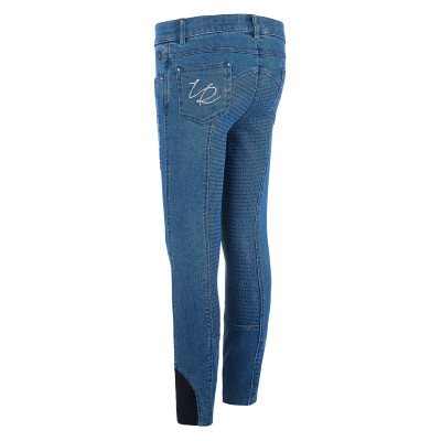 Pantalon d'equitation Slim Fit SFS Denim bleu