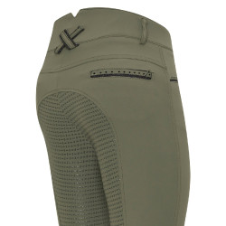 Pantalon d'équitation Imperial Riding El Capone high waist FullGrip Armée Kaki