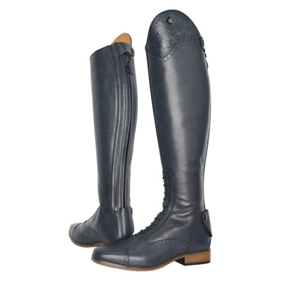 Bottes d'équitation Imperial Riding Olania Longue/Large Marine / fleur