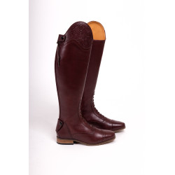 Bottes d'équitation Imperial Riding Olania Longue/Étroite Bordeaux / fleur