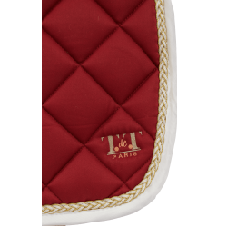 Tapis de CSO Fontainebleau T de T Bordeaux / blanc Tapis de CSO Fontainebleau T de T Bordeaux / blanc