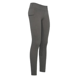 Legging d'équitation HV Polo Luci FullGrip Castor gris Vert Legging d'équitation HV Polo Luci FullGrip Castor gris Vert