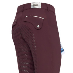 Pantalon d'équitation HV Polo Catatrina FullGrip Dark berry Rouge Pantalon d'équitation HV Polo Catatrina FullGrip Dark berry Rouge