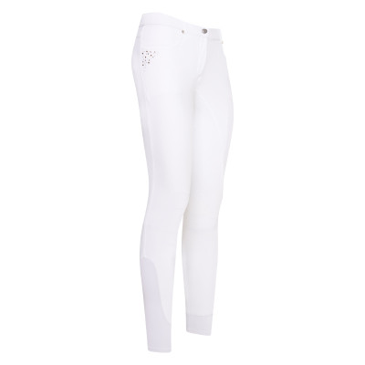 Pantalon d'équitation HV Polo Jadore FullGrip Blanc