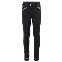 Pantalon d'équitation HV Polo James Boys FullGrip Noir