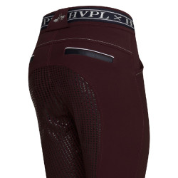 Pantalon d'équitation HV Polo Keira FullGrip Dark berry Rouge