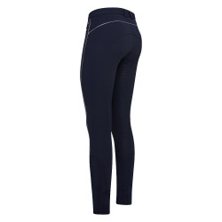 Pantalon d'équitation HV Polo Lux hiver FullGrip Bleu marine