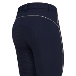 Pantalon d'équitation HV Polo Lux hiver FullGrip Bleu marine