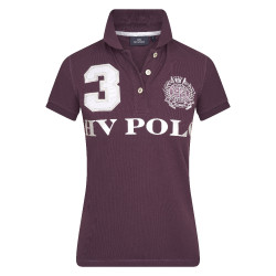 Polo Favouritas EQ HV Polo Plum / silver Bordeaux
