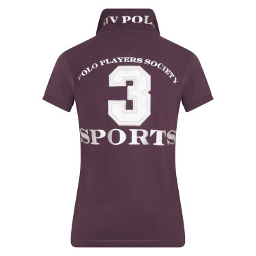 Polo Favouritas EQ HV Polo Plum / silver Bordeaux