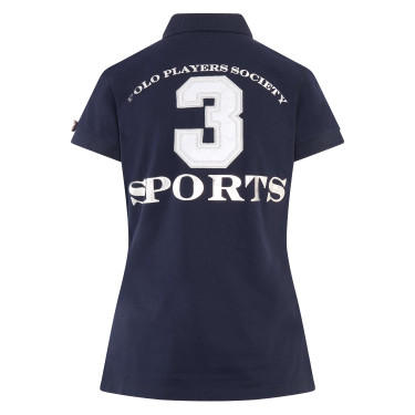 Polo Favouritas EQ HV Polo Marine / silver Bleu