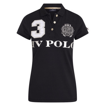 Polo Favouritas EQ HV Polo Noir argent