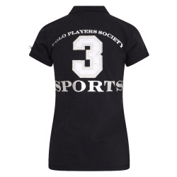 Polo Favouritas EQ HV Polo Noir argent