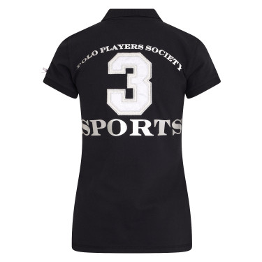 Polo Favouritas EQ HV Polo Noir argent