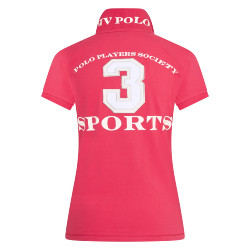 Polo Favouritas EQ HV Polo Strawberry Rouge