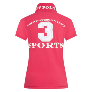 Polo Favouritas EQ HV Polo Strawberry Rouge