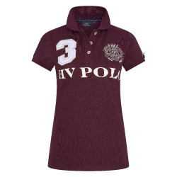 Polo Favouritas EQ HV Polo Dark berry Rouge