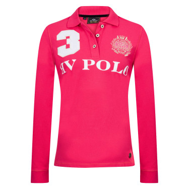 Polo Favouritas EQ manches longues HV Polo Fuchsia Rose Polo Favouritas EQ manches longues HV Polo Fuchsia Rose
