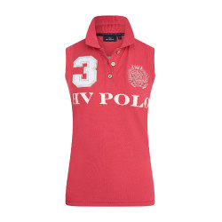 Polo sans manches Favouritas HV Polo Strawberry Rouge