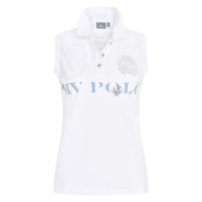 Polo sans manches Favouritas Palms HV Polo Blanc