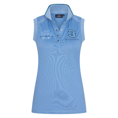 Polo sans manches Favouritas Tech Luxury HV Polo Riviera bleu