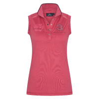 Polo sans manches Favouritas Tech Luxury HV Polo Strawberry Rouge