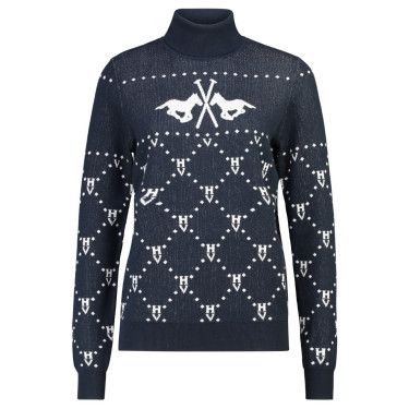 Pull en jacquard HV Polo Cecile Pull en jacquard HV Polo Cecile