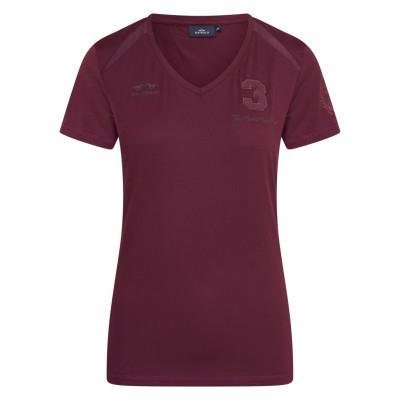 T-shirt Favouritas Tech Luxury HV Polo Dark berry